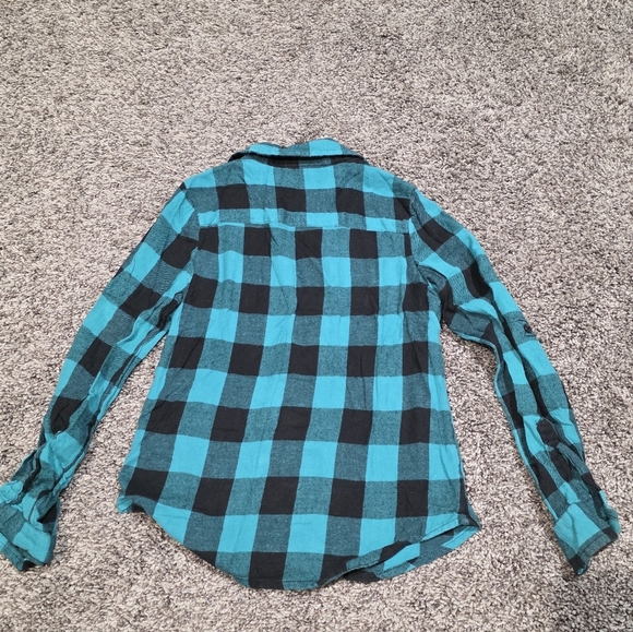 Faded Glory Long Sleeve Flannel Girls Size 6 - Picture 3 of 3